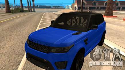 Range Rover SVR Blue Tinted для GTA San Andreas