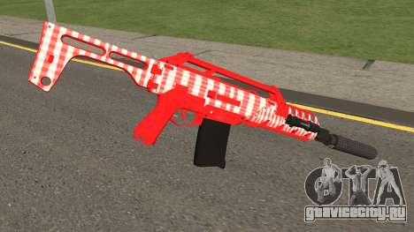 GTA Doomsday Heist Special Carbine Mk.2 Red для GTA San Andreas