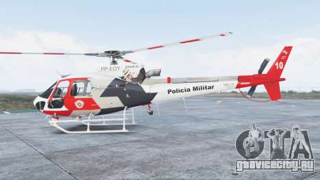 Helibras AS350 B2 Esquilo Policia Militar для GTA 5