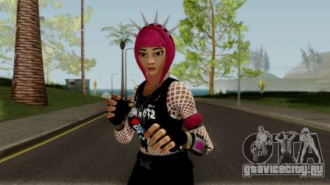Guitarrista (Rockgirl) From Fortnite для GTA San Andreas