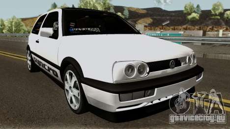 Volkswagen Golf 3 ABT VR6 Turbo Syncro для GTA San Andreas