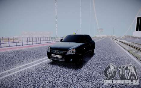 Lada Priora Black Edition для GTA San Andreas