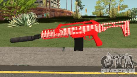 GTA Doomsday Heist Special Carbine Mk.2 Red для GTA San Andreas