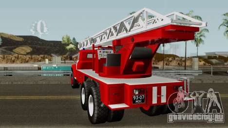 ЗиЛ-133 ГЯ Пожарная Автолестница для GTA San Andreas