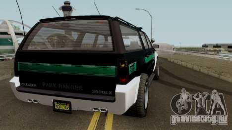 Park Ranger Granger GTA 5 для GTA San Andreas