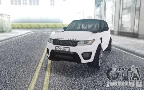 Land Rover Range Rover Sport SVR для GTA San Andreas
