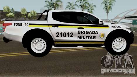 Mitsubishi Nova L-200 e Hilux da Brigada Militar для GTA San Andreas