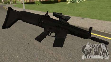 SCAR-H-A1 BLACK для GTA San Andreas