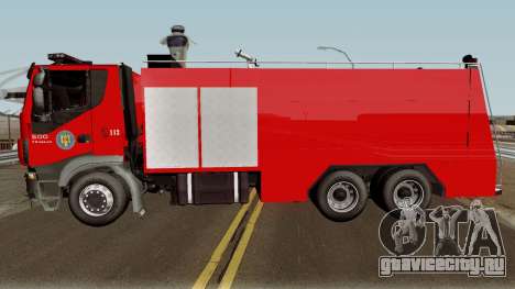 Iveco Trakker Pompieri - Romanian Firetruck для GTA San Andreas