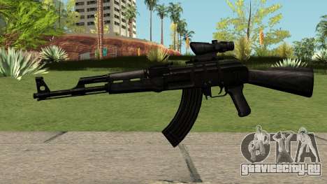 AK47 Black для GTA San Andreas