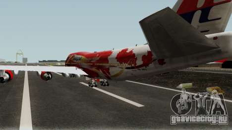 Boeing 747-400 Malaysia Airlines Hibiscus Livery для GTA San Andreas