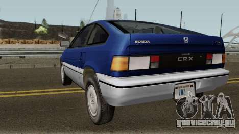 Honda CRX (84-87) для GTA San Andreas