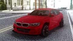 BMW M5 F90 Red Sedan для GTA San Andreas
