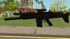 SCAR-H-A1 BLACK для GTA San Andreas