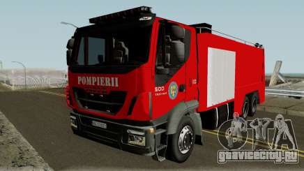 Iveco Trakker Pompieri - Romanian Firetruck для GTA San Andreas