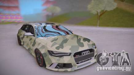 Audi RS6 Camo для GTA San Andreas