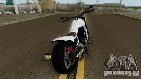 Western Motorcycle Nightblade GTA V для GTA San Andreas