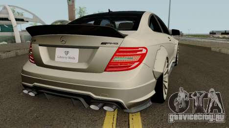 Mercedes Benz C63 AMG Coupe Liberty Walk 2014 для GTA San Andreas