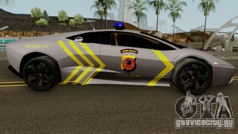 Lamborghini Reventon Polres Indonesia для GTA San Andreas