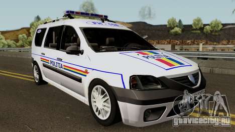 Dacia Logan MCV - Politia Romana 2004 для GTA San Andreas