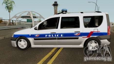 Dacia Logan MCV - Police Nationale 2004 для GTA San Andreas