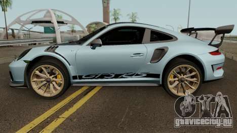 Porsche 911 GT3 RS 2018 для GTA San Andreas