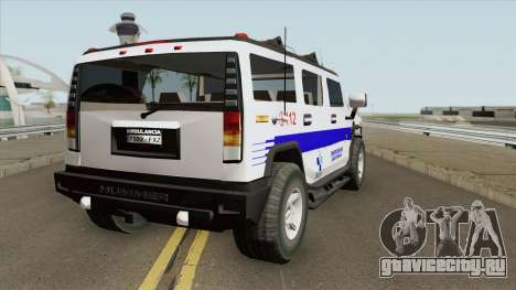 Hummer H2 Ambulance для GTA San Andreas