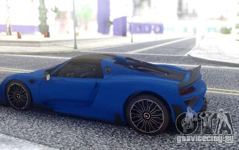 Porsche 918 Spyder для GTA San Andreas