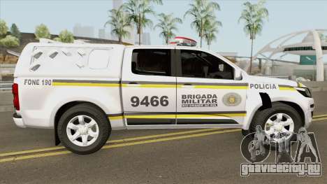 Chevrolet S10 2017 (Brigada Militar RS) для GTA San Andreas