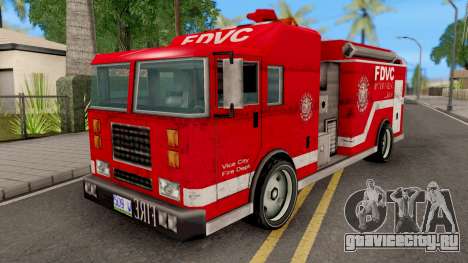 Firetruck from GTA VCS для GTA San Andreas