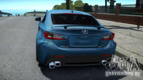 Lexus RC F для GTA 4