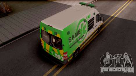 Mercedes-Benz Sprinter Ambulancia Argentina для GTA San Andreas