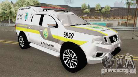 Nissan Frontier 2017 (Policia Militar) для GTA San Andreas