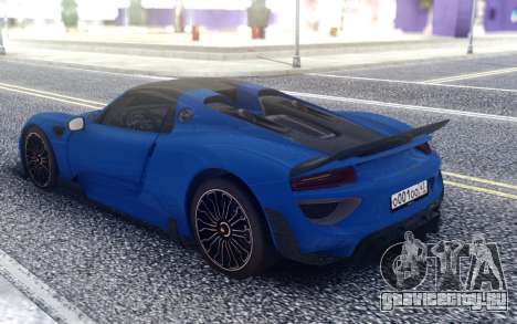 Porsche 918 Spyder для GTA San Andreas