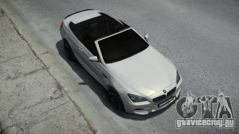 BMW M6 Convertible для GTA 4