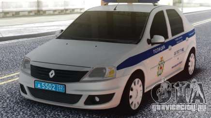 Renault Logan ГУ МВД для GTA San Andreas
