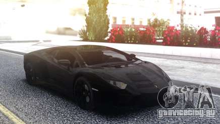 Lamborghini Aventador Black LP700-4 для GTA San Andreas
