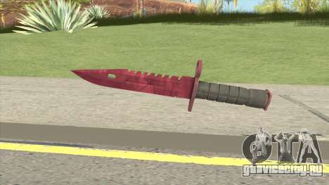 CS:GO M9 Bayonet (Doppler Ruby) для GTA San Andreas
