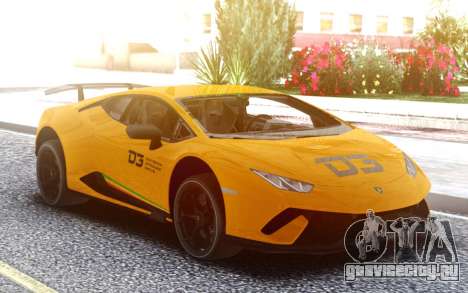 Lamborghini Huracan Performance D3 для GTA San Andreas