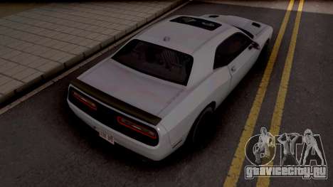 Dodge Challenger Hellcact Lowpoly для GTA San Andreas