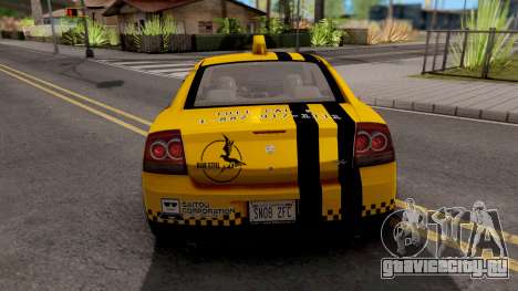 Dodge Charger SRT8 Taxi Itasha для GTA San Andreas