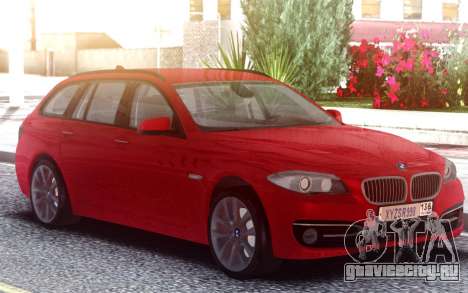 BMW 530D Touring Red для GTA San Andreas
