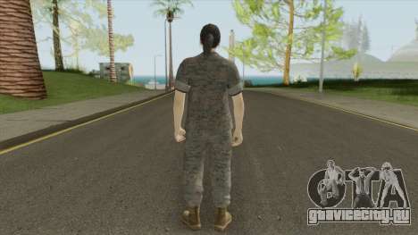 GTA Online Random Skin 29 (Female U.S. Miltary) для GTA San Andreas