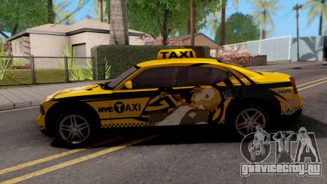 Dodge Charger SRT8 Taxi Itasha для GTA San Andreas