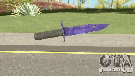 CS:GO M9 Bayonet (Doppler Sapphire) для GTA San Andreas