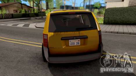 Dodge Grand Caravan Taxi для GTA San Andreas