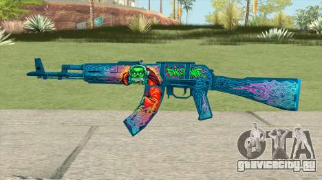 Warface AK-103 (Evil Santa) для GTA San Andreas