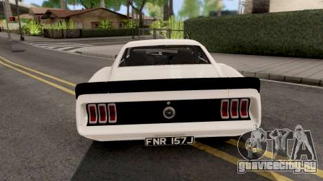 Ford Mustang Fastback 1969 Fast and Furious 6 для GTA San Andreas