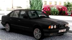 BMW 525i E34 1992 Black Classic для GTA San Andreas