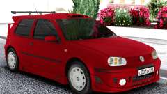Volkswagen Golf Mk4 1999 Red для GTA San Andreas